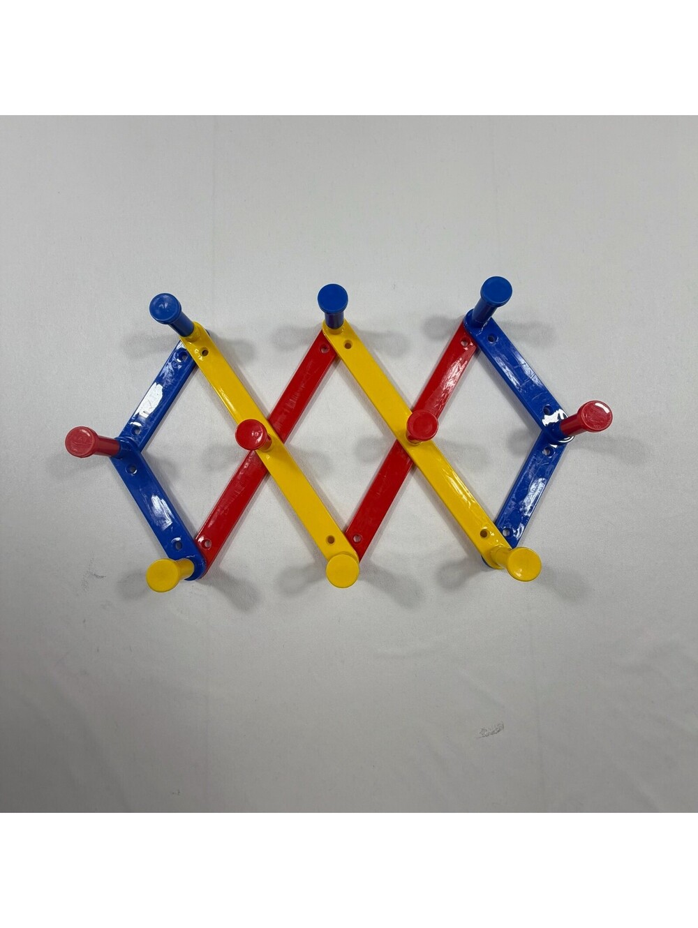 Colorful Expandable Wall Mounted Coat Rack with Hooks